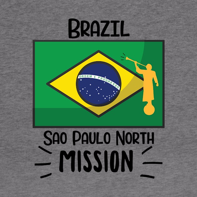 Brazil Sao Paulo North Mormon LDS Mission Missionary Gift Idea by TruckerJunk